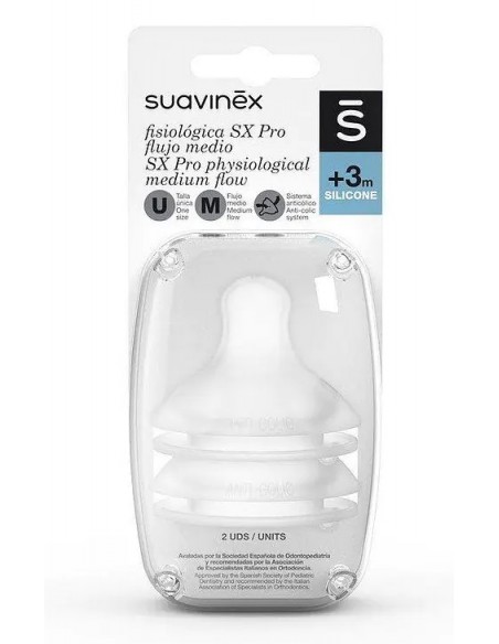  - Suavinex Tetina fisiológica SX Pro M