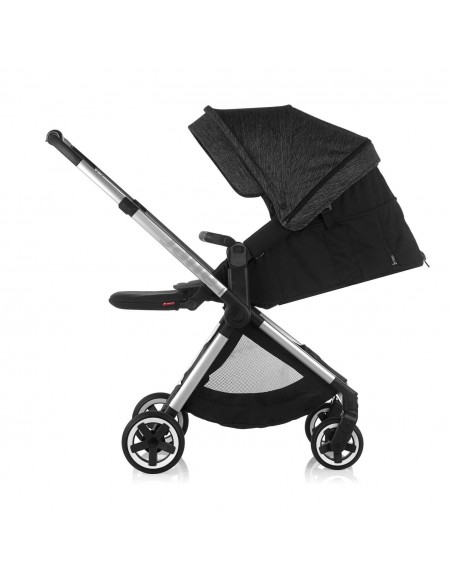 CARRITO DE BEBE 3 PIEZAS - Jane TRIO Newel Silver Edition Black.