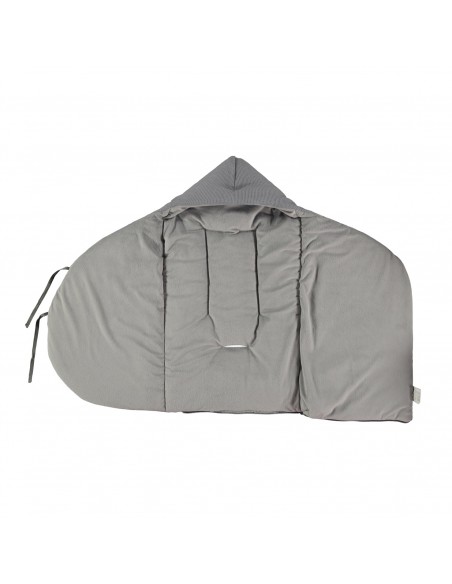 SACOS CAPAZOS - Petit Praia Saco capucha Waffle gris