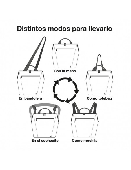 Nikidom bolso cambiador conver Olive