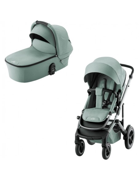 COCHECITO CAPAZO BEBE - Britax Duo Smile 5Z Jade Green