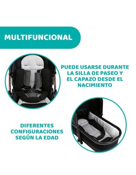 CARRITO DE BEBE 3 PIEZAS - Chicco Trío Mysa Black Satin Kory I-S 