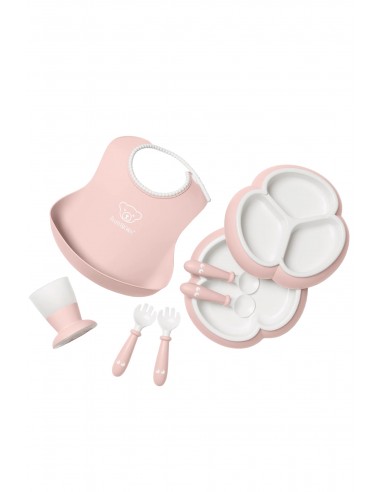 Vajilla Completa con Babero 8 und. rosa
