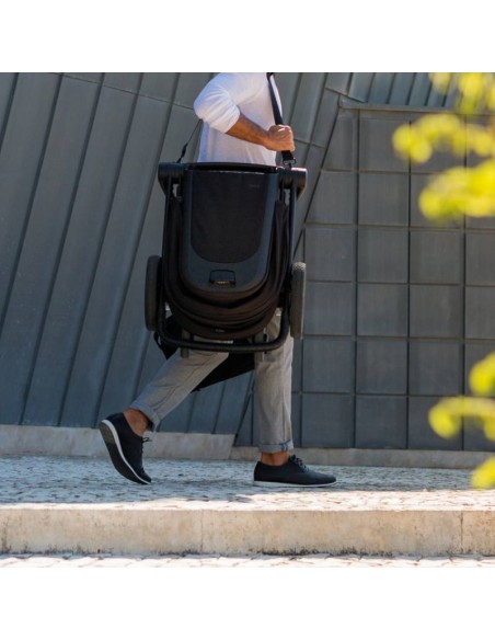 COCHE/ CAPAZO BEBE - Joolz Hub+ Conjunto Stone Grey.