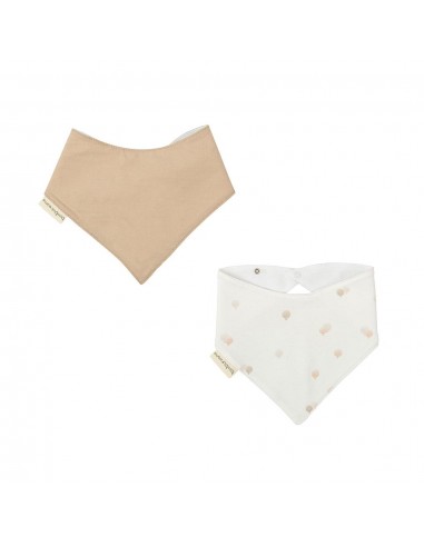 BABERO - Bimbi Pack 2 baberos bandana Cielo lino