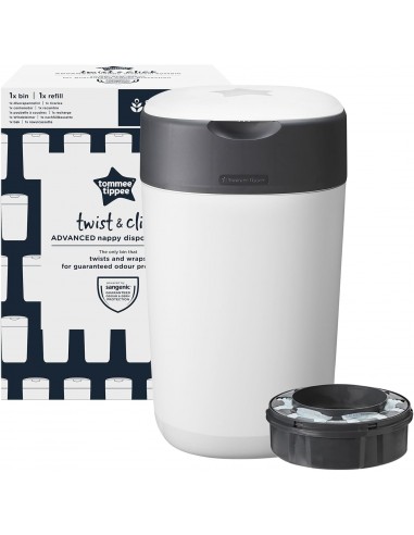 CONTENEDORES PARA PAÑALES - Tomme Tippee TWIST & CLICK Blanco 