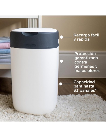 CONTENEDORES PARA PAÑALES - Tomme Tippee TWIST & CLICK Blanco 