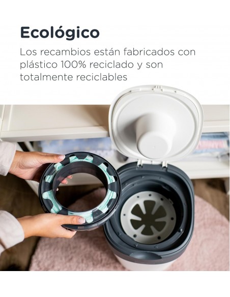 CONTENEDORES PARA PAÑALES - Tomme Tippee TWIST & CLICK Blanco 