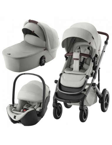 Britax coche trio Smile 5Z Linen Grey