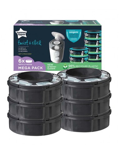 Tomme Tippee Recambio TWIST & CLICK x 6