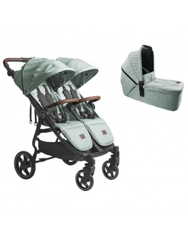 Niu gemelar Vent twin+ Leaf 1 capazo.