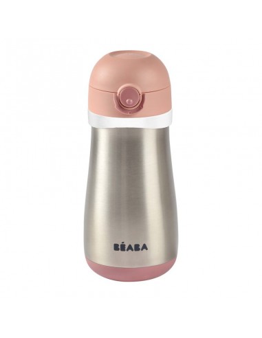 Cantimplora inox 350ml rosa viejo  